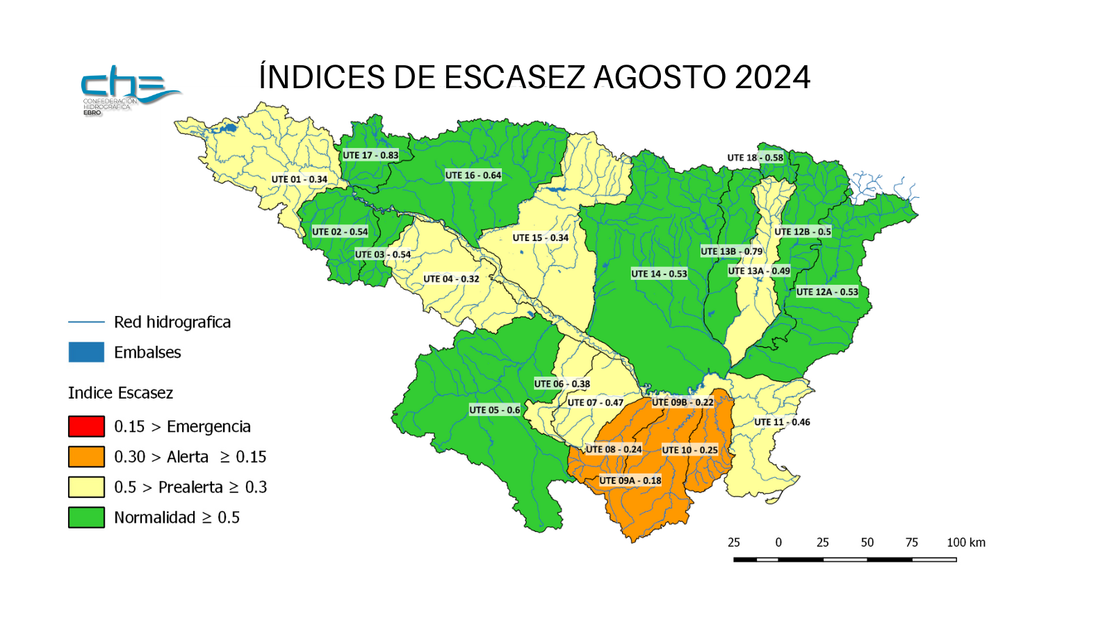 Imagen noticia - Informe índices de sequía a 31 de agosto de 2024